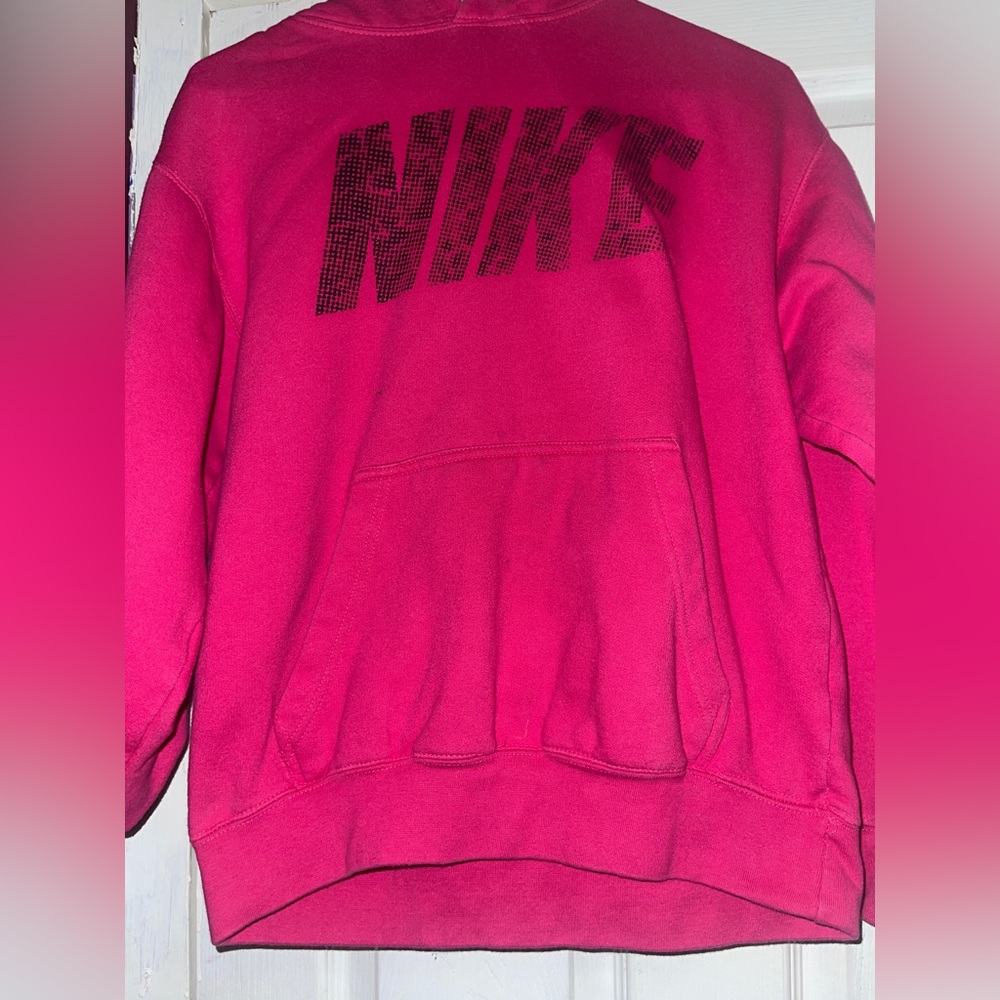 Bright Pink Nike Pull Over.